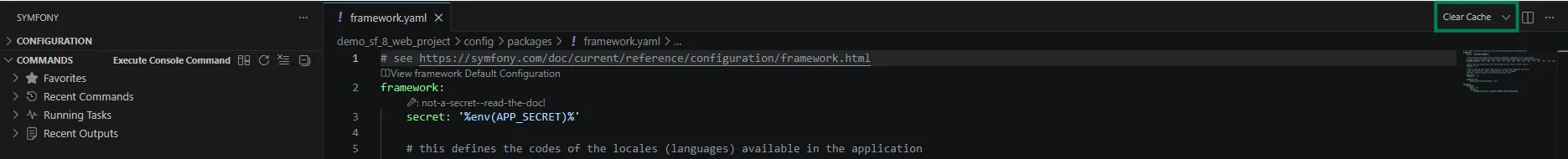 Console command workflows